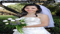 wedding speeches for bride