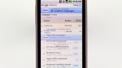 Google AdWords for mobile