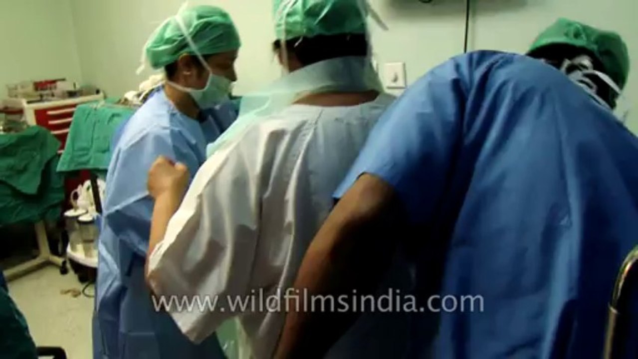 Caesarean section delivery-1