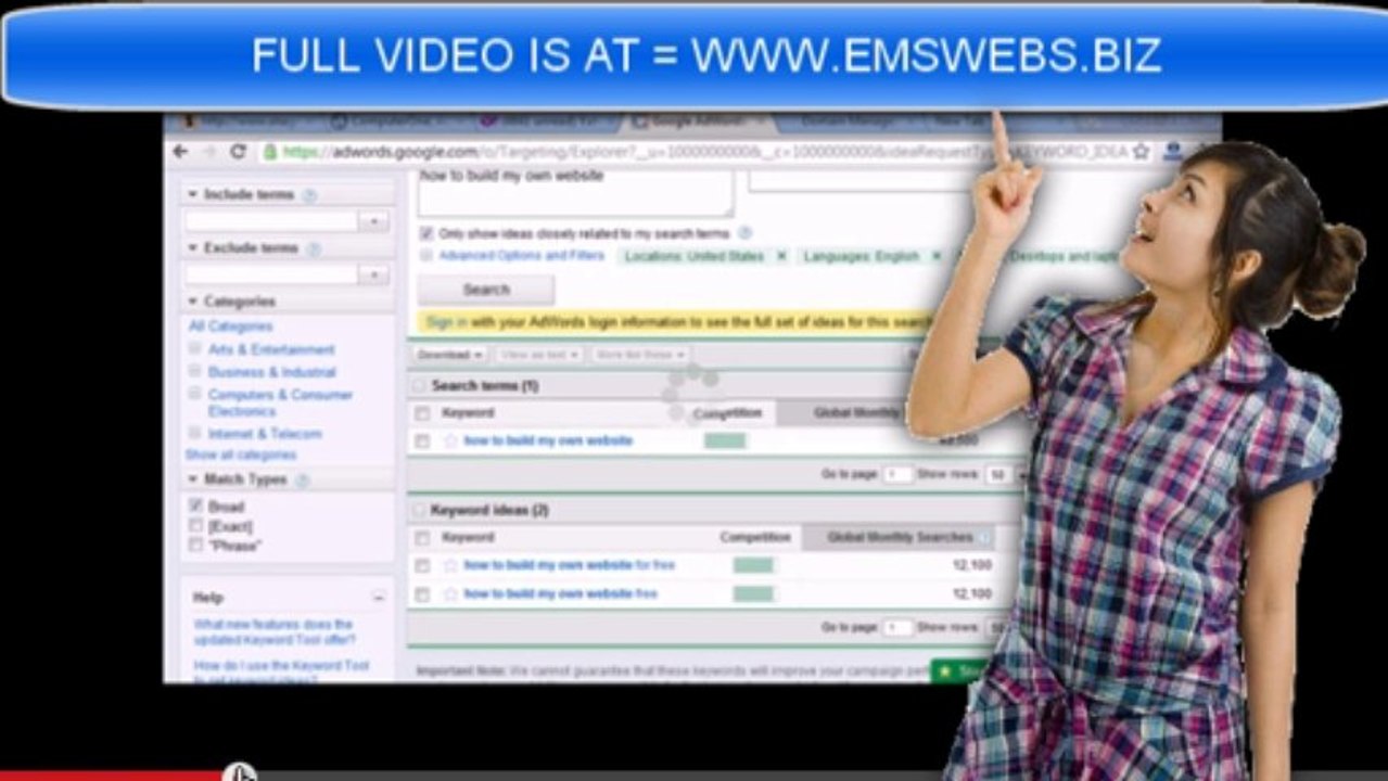 How can I create a website? Simple. Watch this  tutorial!