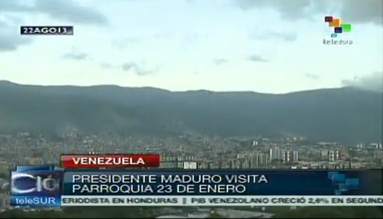 Pdte. Maduro visita Parroquia 23 de Enero en Caracas