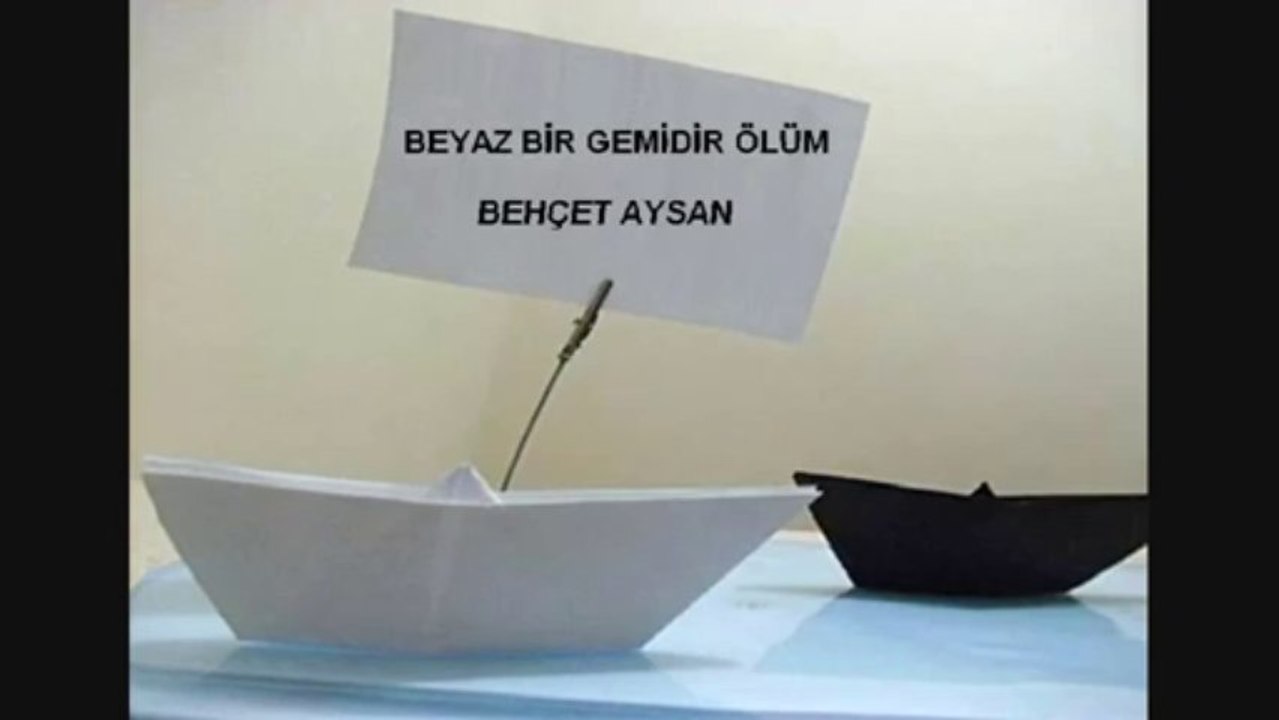 Beyaz bir gemidir ölüm  -  Behçet Aysan (Kendi sesinden)