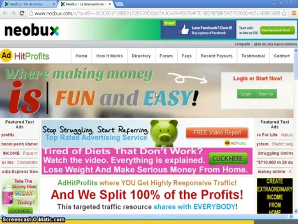Ganar Dinero con Neobux Paso a Paso Tutorial en Español.