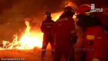 El incendio de Zamora está estable pero no controlado