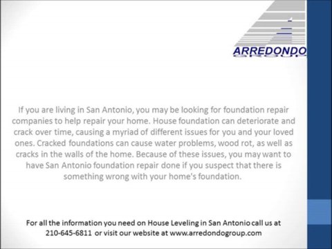 San Antonio Foundation Repair Benefits