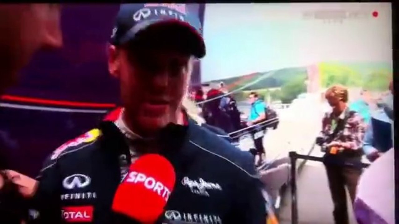 Sebastian after FP2 in Belgium
