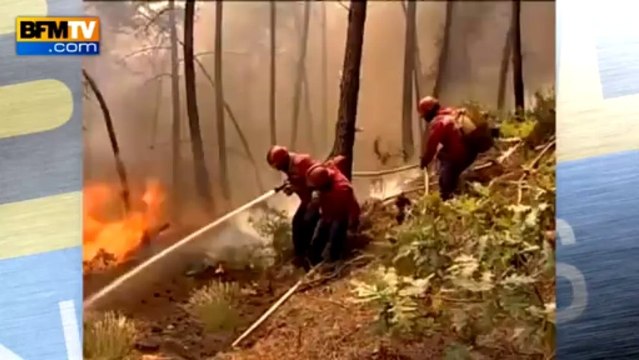 Portugal: 900 pompiers se battent contre des feux de forêt - 23/08