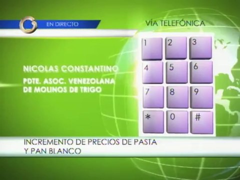 Pdte. Asoc. Venezolana de Molinos de Trigo: Si hay trigo no tenemos ningún problema para producir al máximo