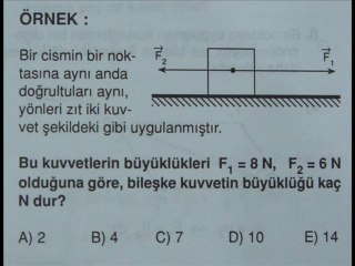 KUVVET VEKTÖR DERS NOTU (MEF)