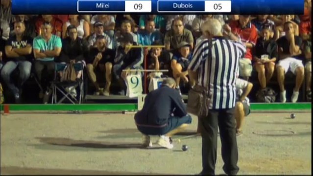 64ème du Mondial de Millau à pétanque tête-à-tête 2013 : V. DUBOIS vs P. MILEI fin