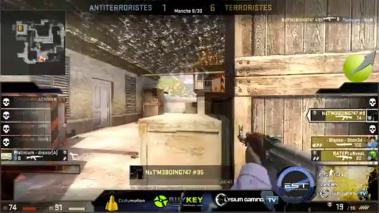 1er tour fastcup csgo esport online#11 Platinium vs Aya.mix