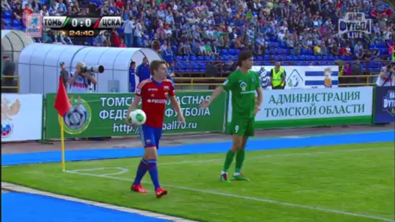 HD «Томь» — ПФК ЦСКА, 6-й тур ЧР 1 тайм