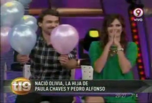 Hablan de Pedro y Paula en el Noticiero del 9 ¡NACIÓ OLIVIA! - 23 de Agosto