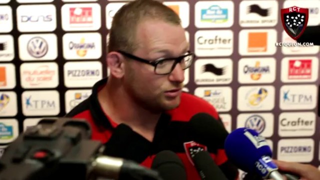 Conférence de presse d'après-match Toulon - Racing Métro 92