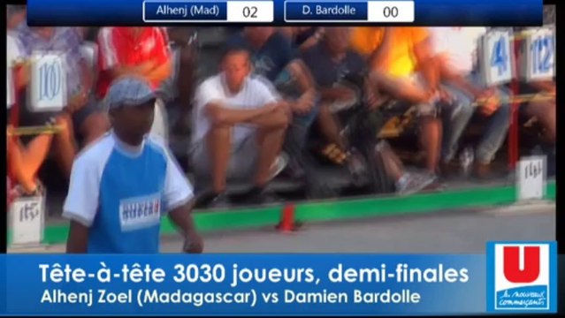 Demi-finales du Mondial à pétanque tête-à-tête 2013 : BARDOLLE vs ALENHJ puis fin de FOURNIE vs RYPEN