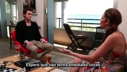 [LEGENDADA] Entrevista de Paul Wesley para o Yahoo em Cannes