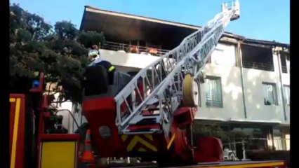 Incendie à la maison de retraite de La Terrasse