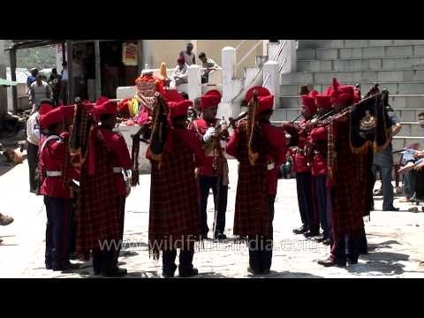 Drums, pipes and religious fervour: Gangotri procession