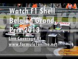 Formula One SHELL BELGIAN GP 2013 Race 25 Aug 2013