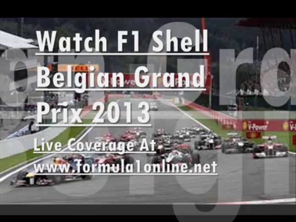 Watch Formula One SHELL BELGIAN GP 2013