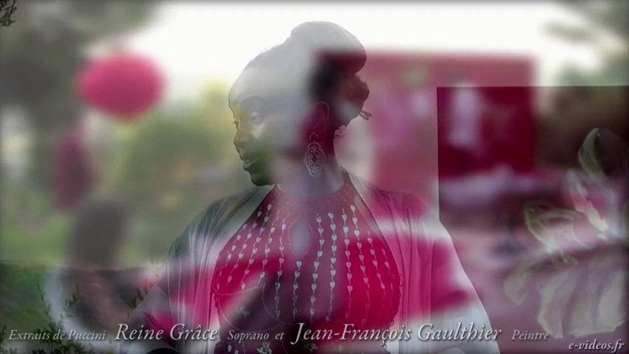 'Tu Che di gel sei cinta' , Reine Grâce soprano & Jean-François Gaulthier peintre