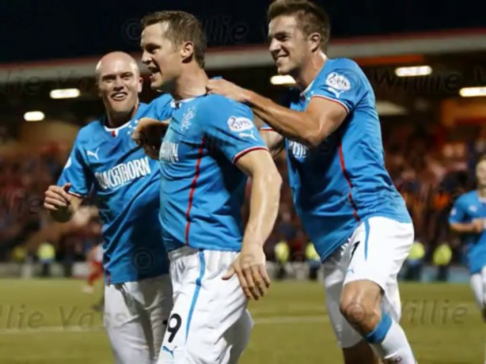 Friday Night Football. Airdrieonians vs Rangers