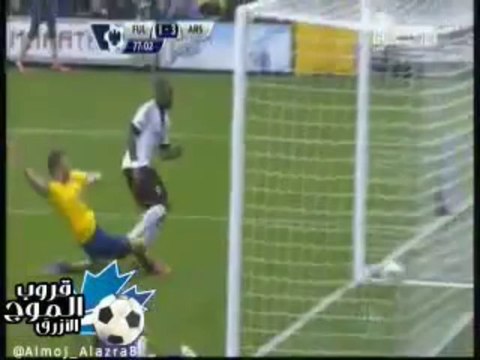 هدف فولهام الأول بمرمى الأرسنال فولهام 1-3 الأرسنال