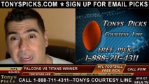 Tennessee Titans vs. Atlanta Falcons Pick Prediction NFL Pro Football Odds Preview 8-24-2013