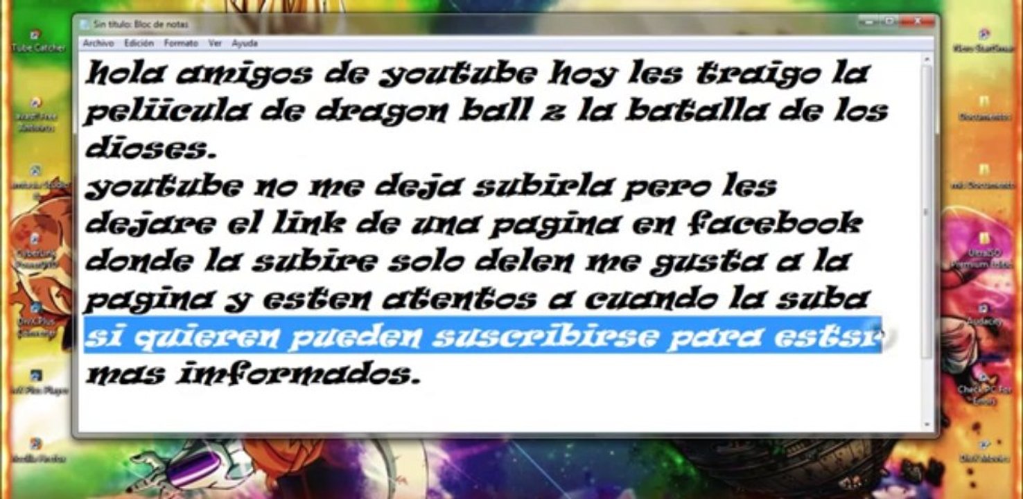Dragon Ball z La Batalla de los Dioses Pelicula completa+Link