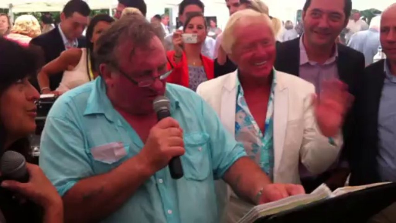 Gérard Depardieu Garden Party Néchin
