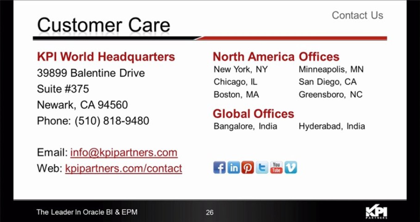 PT 6: Q&A [Student Information Analytics for Oracle Campus Solutions]