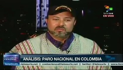 Gob. colombiano busca fraccionar el movimiento: dirigente agrario