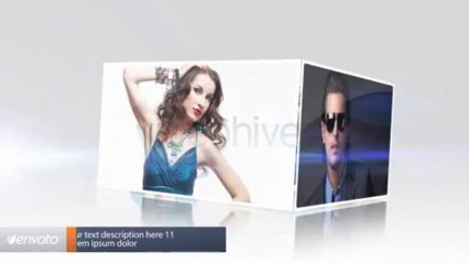 Cube Gallery Slideshow - After Effects Template
