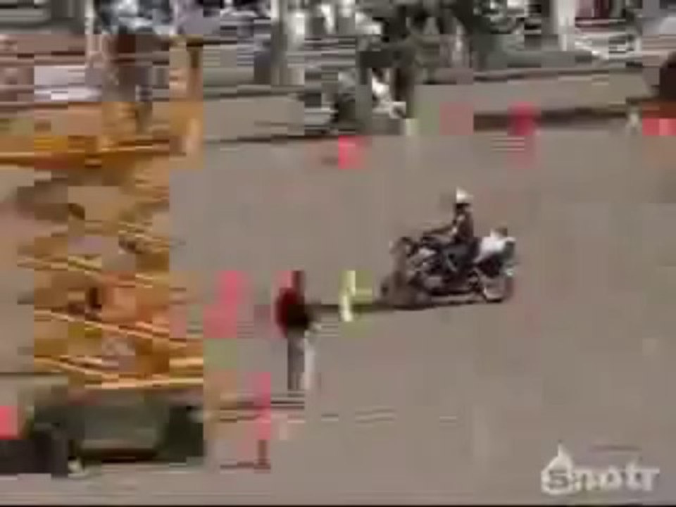 Motorad Prüfung der Polizei