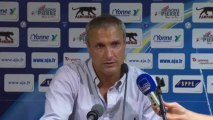Conférence de presse AJ Auxerre - Châteauroux (2-0) : Bernard  CASONI (AJA) - Didier THOLOT (LBC) - 2013/2014