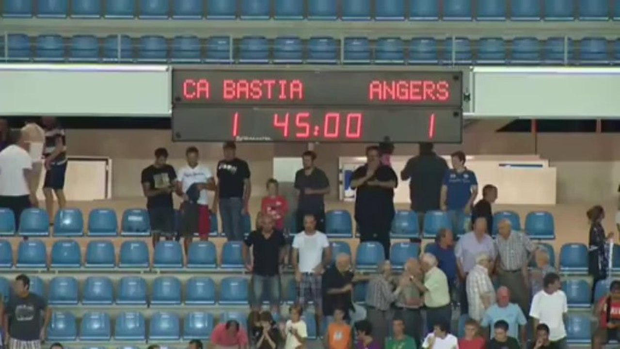 CA Bastia (CAB) - Angers SCO (SCO) Le résumé du match (4ème journée) - 2013/2014