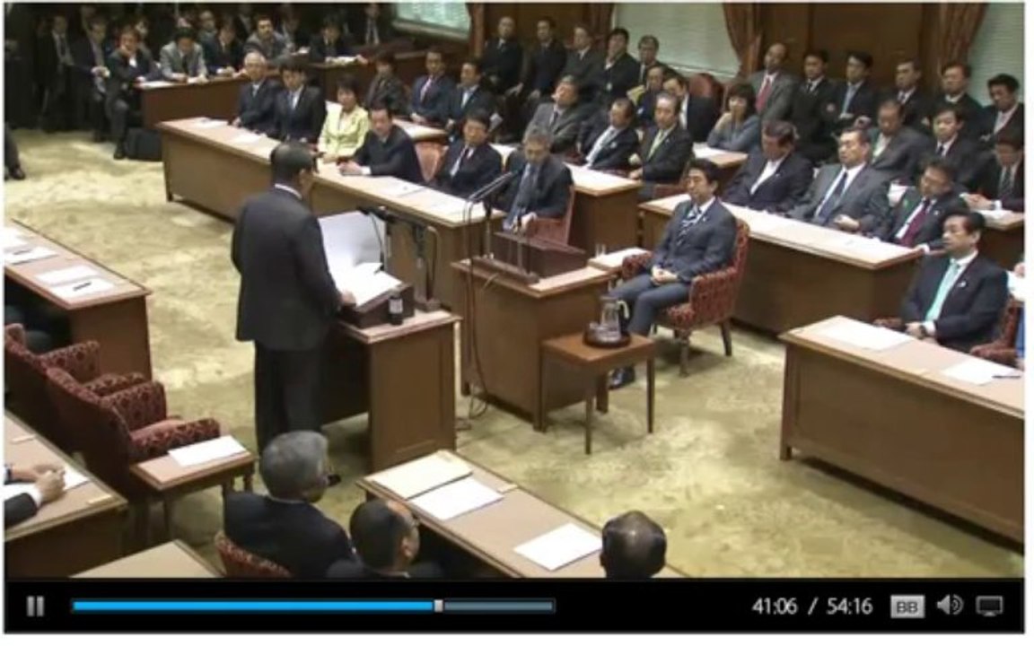 安倍総理と石原慎太郎の党首討論02