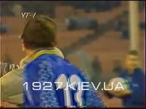 Первый гол Андрея Шевченко за сб. Украины в оф. матче.