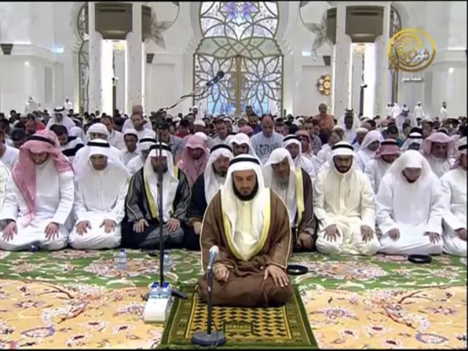 صلاة العشاء من جامع الشيخ زايد الكبير ليلة 16 رمضان - الشيخ مشاري العفاسي