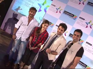 Raw:sohali ali ayushman khurana at follow your heart talk session in mumbai2013
