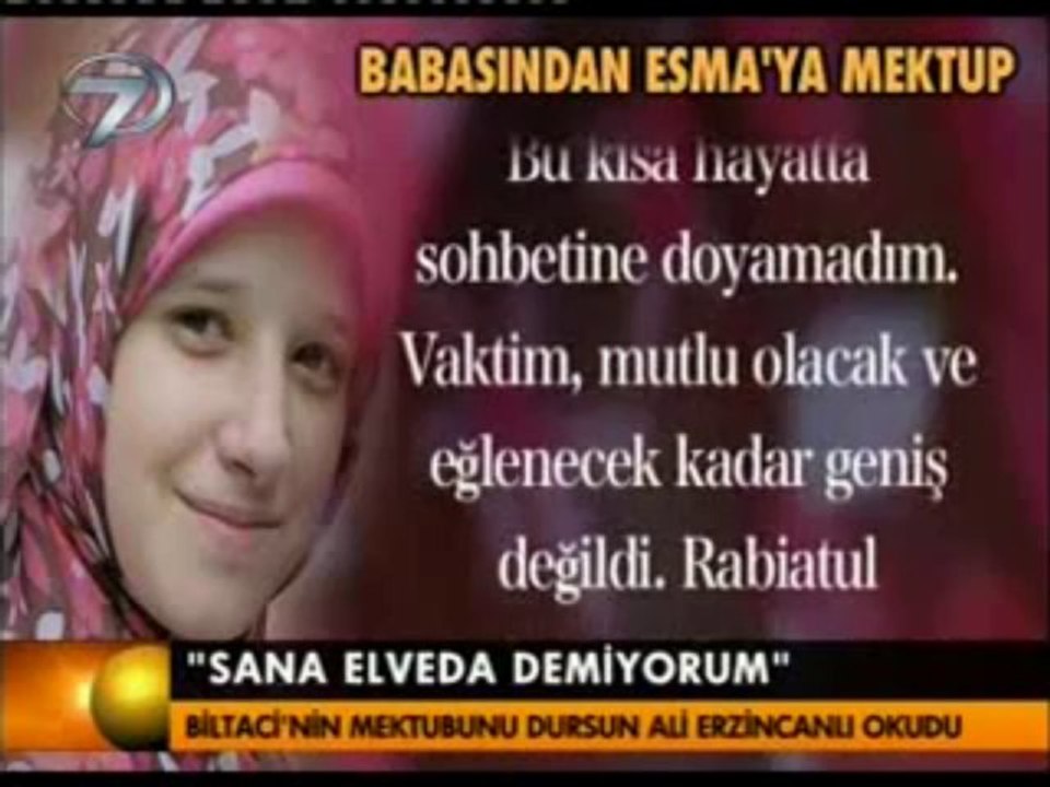 İHVAN LİDERİNİN ÖLDÜRÜLEN KIZINA MEKTUBU