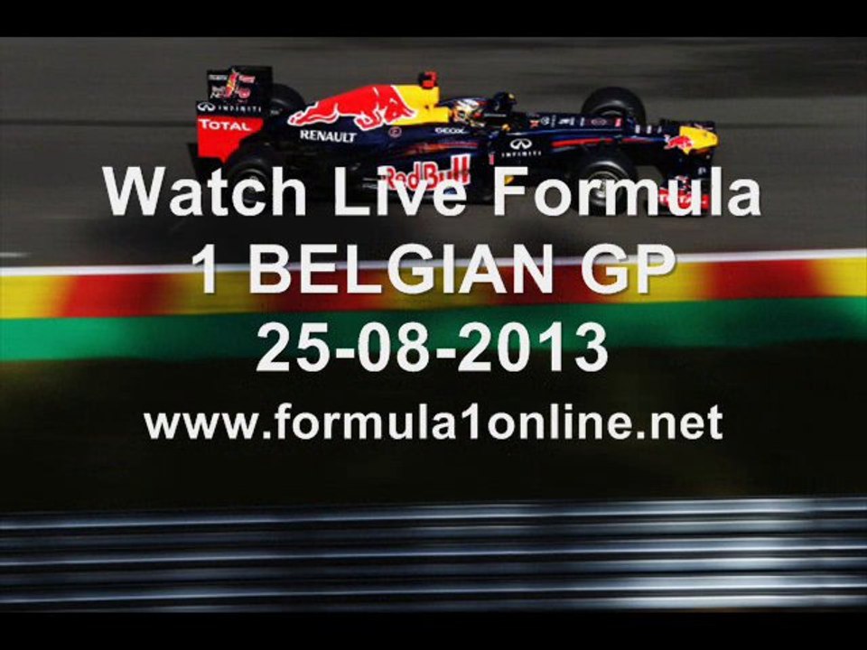 Formel 1 GP von Belgien SHELL Spa-Francorchamps 2013