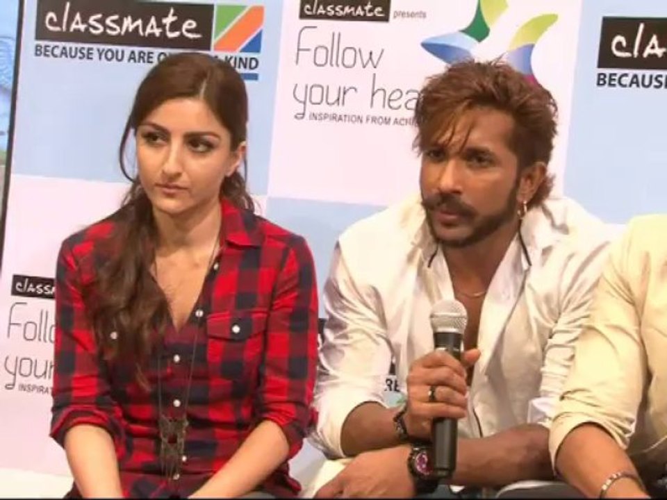 sohali ali & ayushman khurana's at follow your heart talk session in mumbai 2013