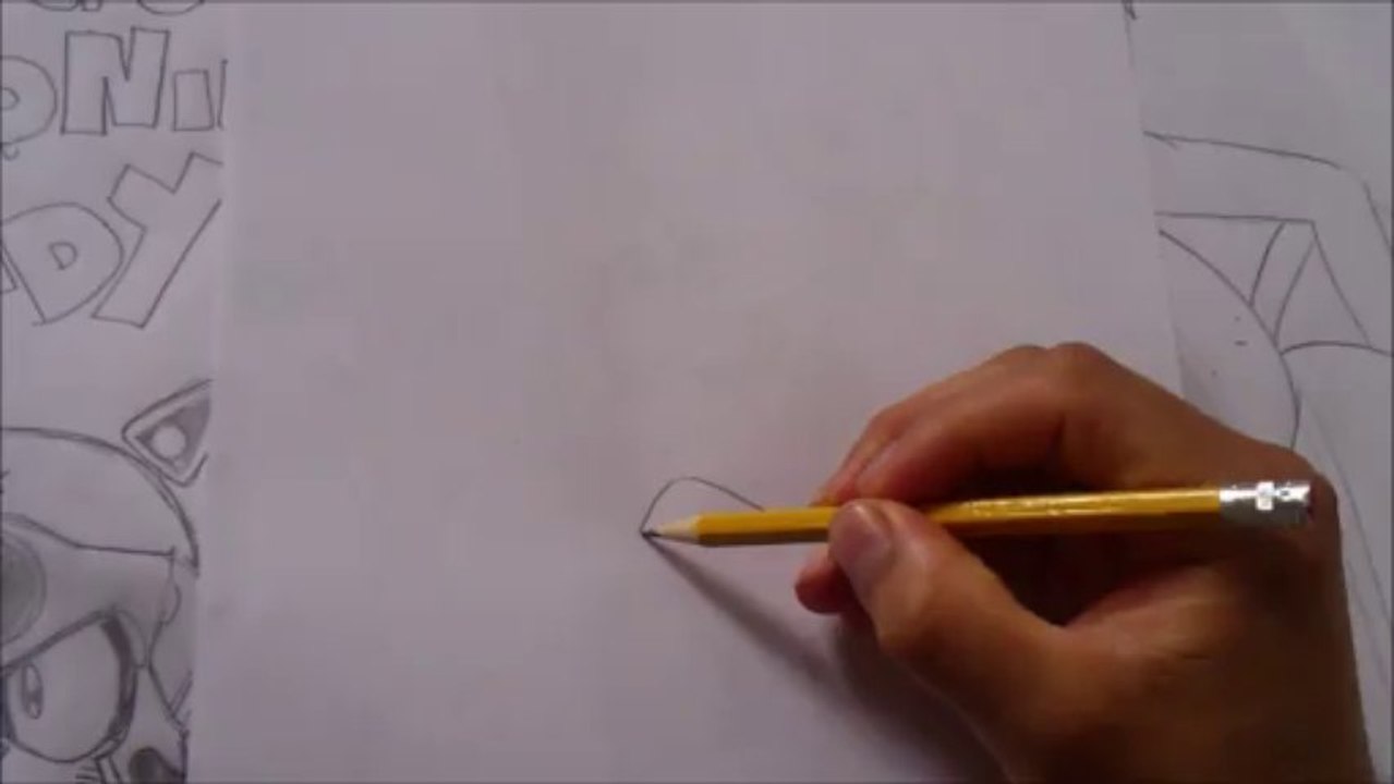 How to draw A GUIDO DE LOS GATOS SAMURAY1#BOCETO X db