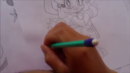 How to draw A FRANCIS DE LOS GATOS SAMURAY1#BOCETO X db