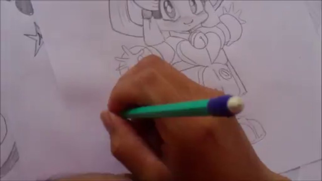 How to draw A FRANCIS DE LOS GATOS SAMURAY1#BOCETO X db