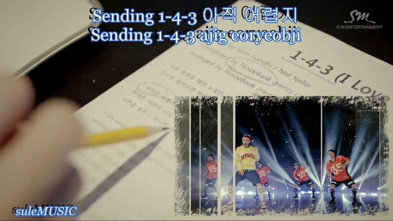 1-4-3 (I LOVE YOU) - HENRY FT F(AMBER) INSTRUMENTAL KARAOKE (BACKUP VOCAL + LYRICS)