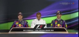 F1 2013: Post-Qualifying Top 3 (Sky Sports F1)