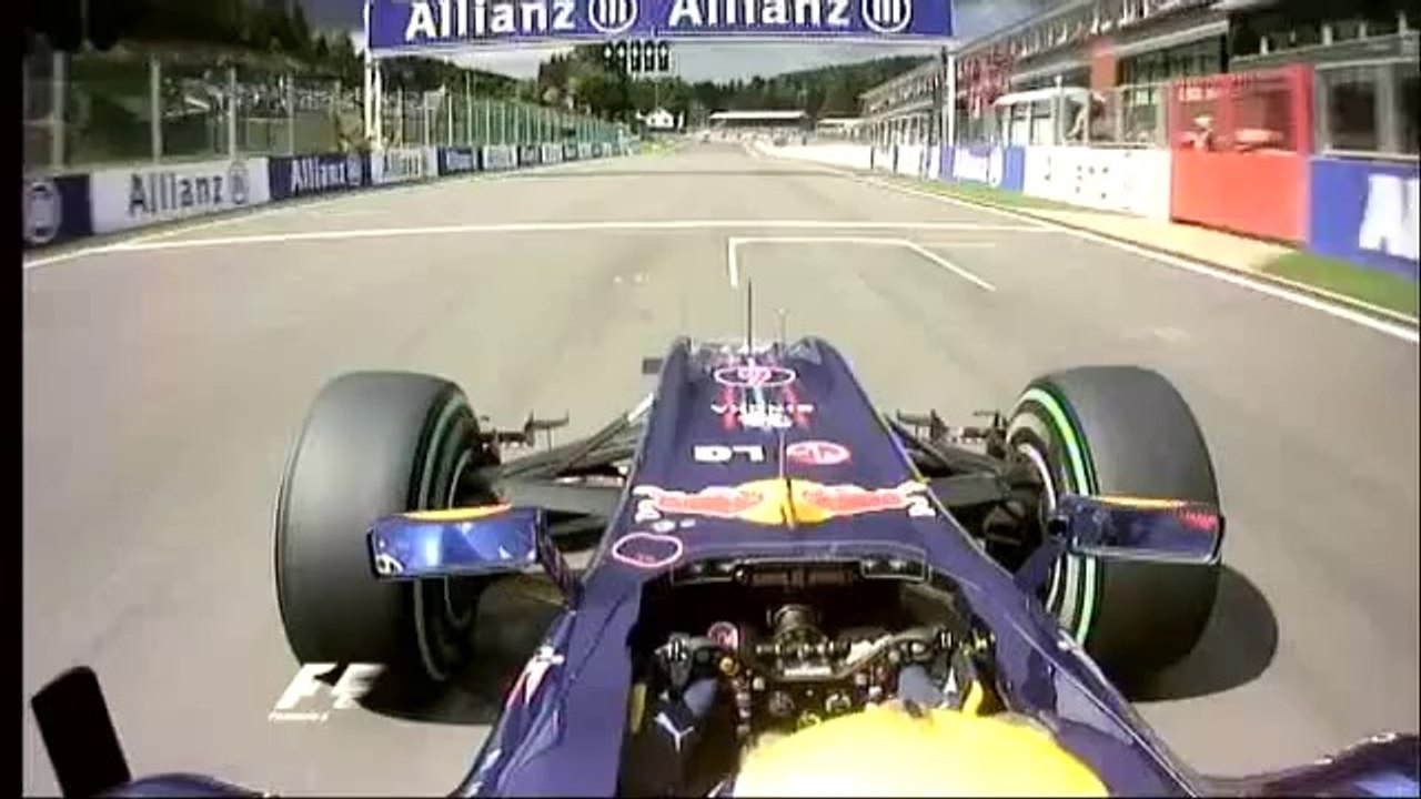 BBC F1 2010: Mark Webber Pole Lap (2010 Belgian Grand Prix)