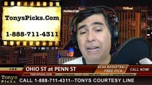Penn St Nittany Lions vs. Ohio St Buckeyes Pick Prediction NCAA College Basketball Odds Preview 2-27-2014